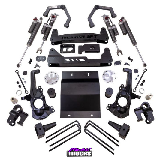 8" MAX3.3 Suspension System w/ Falcon 3.3 Shocks And Fab UCA Arms - 2020-2024 GM Silverado / Sierra 2500HD/3500HD (SKU: 42-30840)