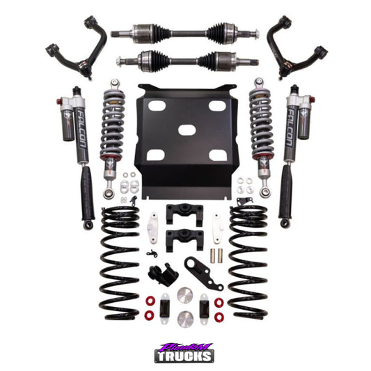 3" SST2.1 Suspension System with Falcon 2.1 Struts/Shocks - Toyota Tundra 2022-2024 (SKU:62-52420)