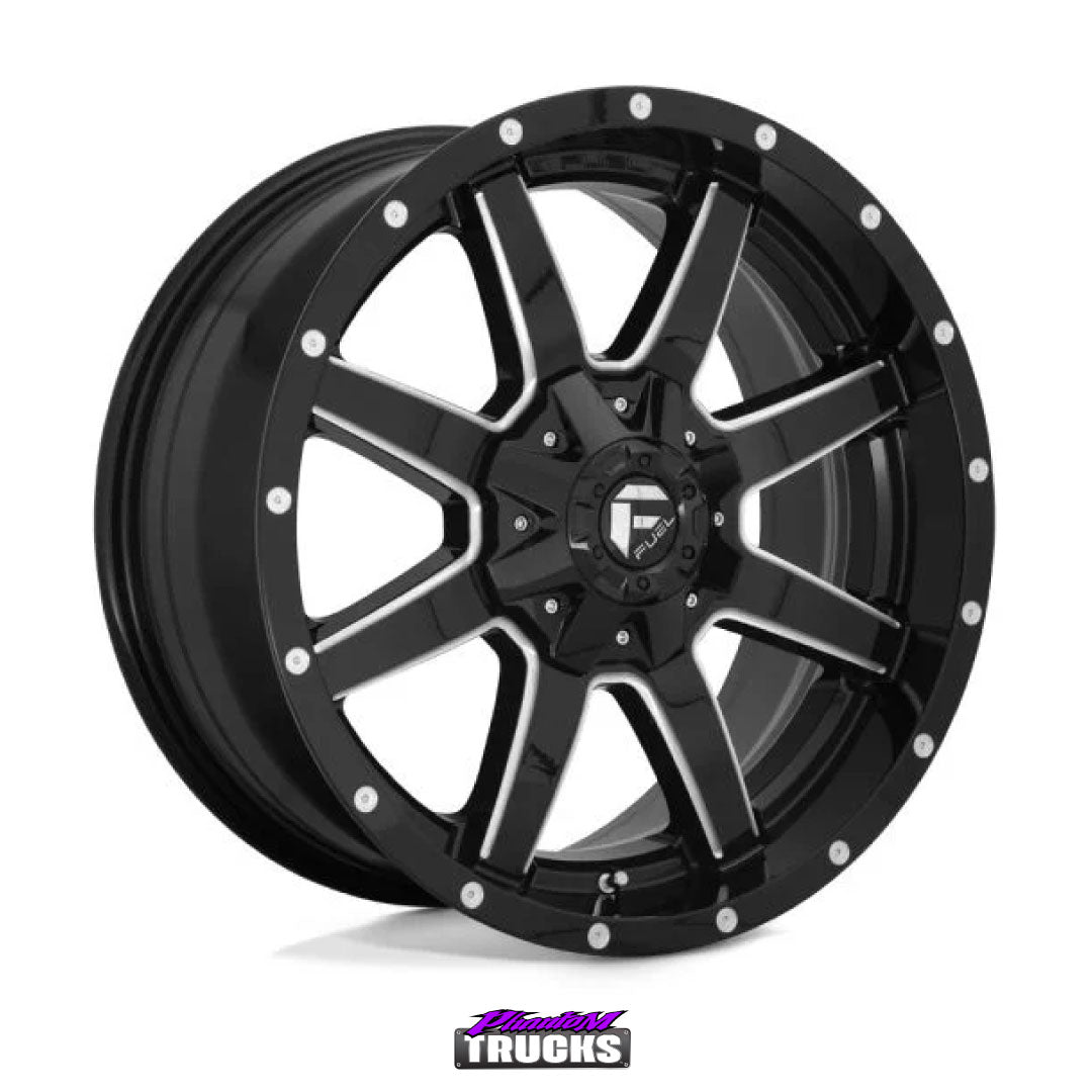 Fuel D610 Maverick 22x10 8x180 +10 Offset Black Wheel (SKU: D610)